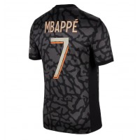 Pánský Fotbalový dres Paris Saint-Germain Kylian Mbappe #7 2023-24 Třetí Krátký Rukáv
